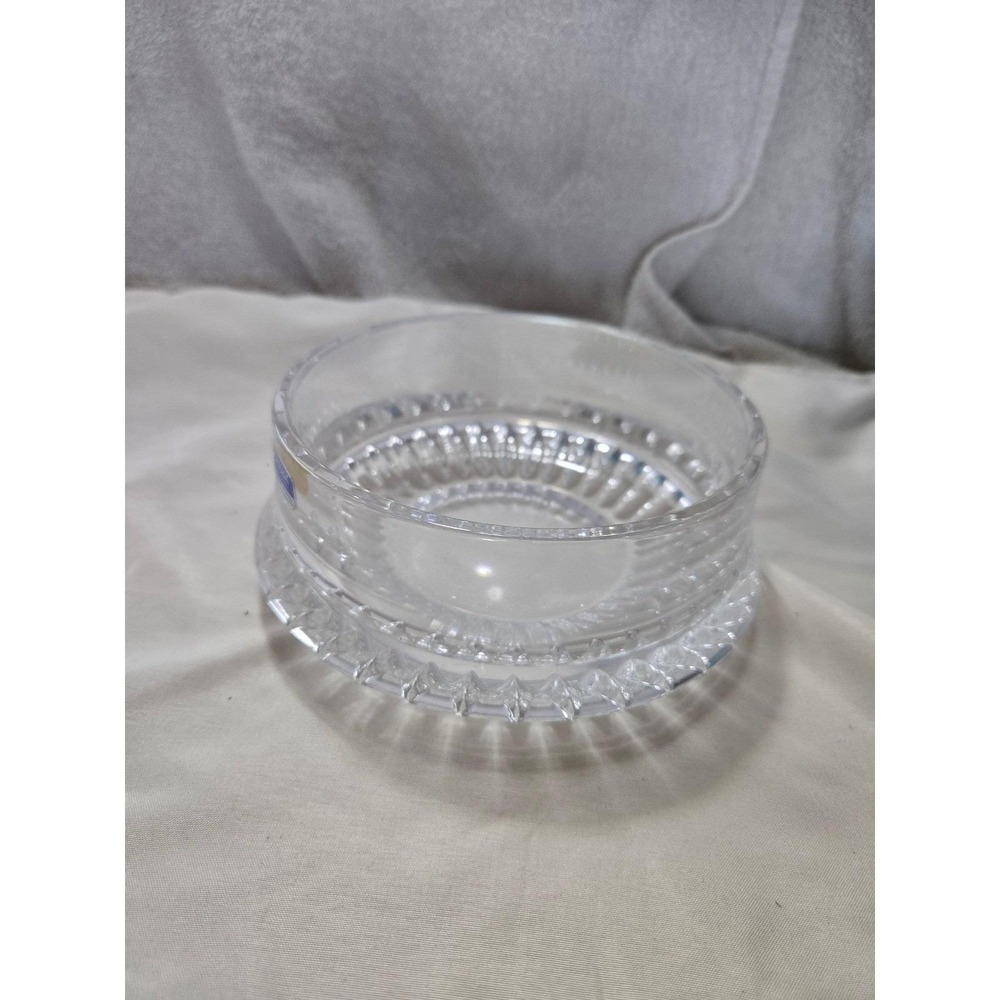 Gorham Full Lead Crystal Bowl Nachtmann W Germany Clear Ribbed Glass 682 Bowl C